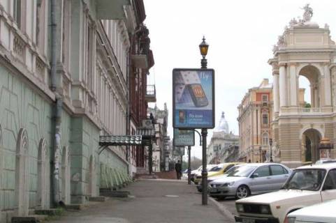 Бэклайт B в Одессе, 1.2x1.8  Ланжеронівська вул., 2 фото 1