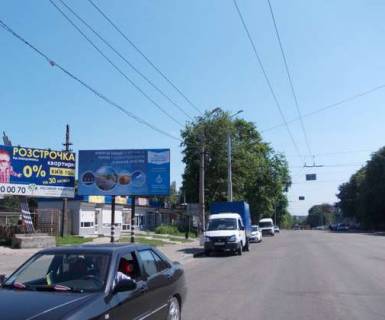Билборд B в Сумах, 3x6  Британська вул. (Горького вул.) - Гетьмана Павла Скоропадського вул. (Леваневського вул.) (права) фото 1