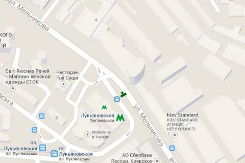 Бэклайт A в Киеве Іллєнка Юрія вул., (ст.м. "Лук"янівська", ""McDonald's") №2 схема