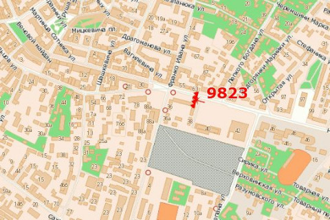 Призма B в Васильевке, 3x6  Незалежності вул., (Готель "Україна") - 427177 схема