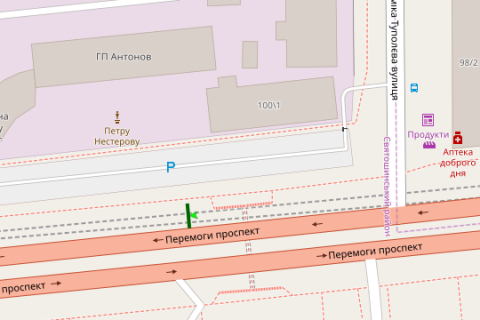 Призма A в Киеве, 3x6  Берестейський просп., 100/1 - 660983 схема