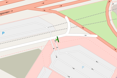 Білборд, Бігборд (Борд)  A у Василівці, 3x6  Гришка вул., заїзд до "Білли" (ліворуч) ст.М Позняки схема