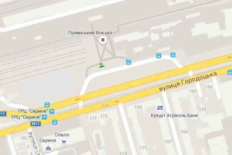 Сiтiлайт A у Львові, 1.2x1.8  Городоцька вул., 175 (ПОЛІТИКА НІ) схема