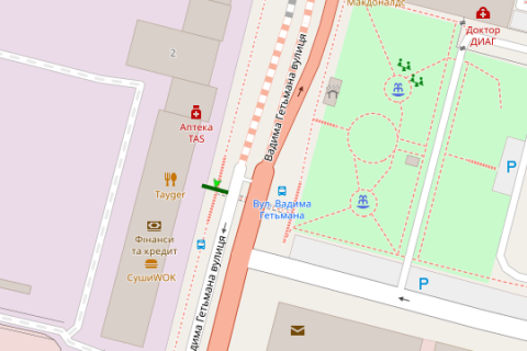 Скролер, Скрол A у Василівці, 2.3x3.14  Гетьмана Вадима вул., 6 - 422534 схема