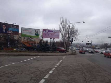 Билборд B в Васильевке, 3x6  Соборний просп. - Гагаріна вул. (конструкція з правого боку) фото 1