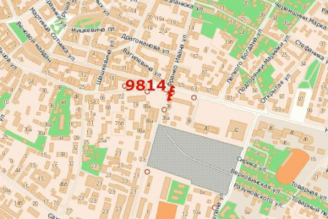 Призма A в Ивано-Франковске, 3x6  Незалежності вул. - Івана Франка вул. - 271411 схема