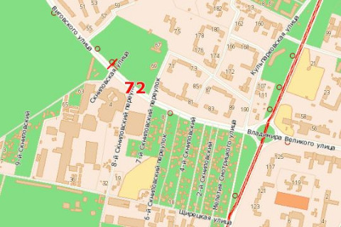 Білборд, Бігборд (Борд)  A у Василівці Виговського вул. (Івана Виговського вул.), 55 (до вул. Люблинська) схема