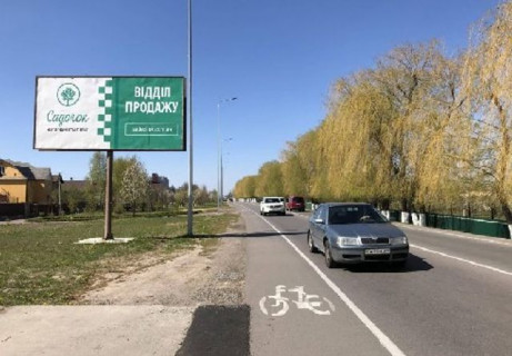 Білборд, Бігборд (Борд)  B у Новосілках, 3x6  Дорога Чабани напрямок на Чабани, ЖК Садочок Фото 1