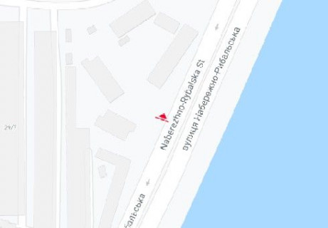 Призма A в Киеве, 3x6  Набережно-Рибалська вул. - 654480 схема