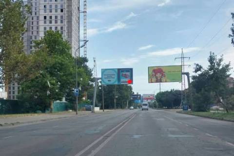 Билборд B в Одессе, 3x6  Краснова вул. - Іподромний пров. фото 1