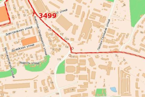 Білборд, Бігборд (Борд)  B у Василівці Зелена вул., 140 схема