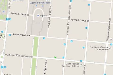 Нестандарт B в Одессе, 1.2x1.8  Жуковського вул., 30 - Єкатеринінська вул. схема