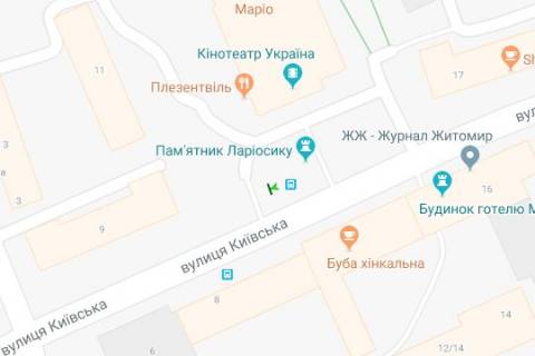 Скроллер A в Житомире, 2.3x3.14  Київська вул., 13 - 272576 схема