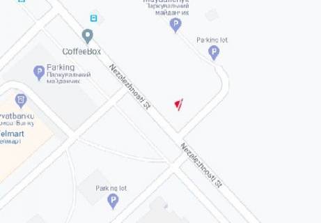 Білборд, Бігборд (Борд)  B у Чернігові, 3x6  Незалежності вул., 32 схема