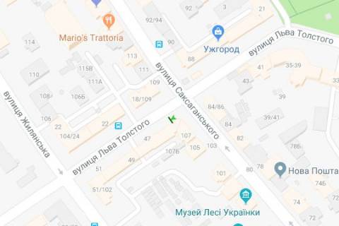 Бэклайт B в Киеве, 1.2x1.8  Льва Толстого вул., 47 схема
