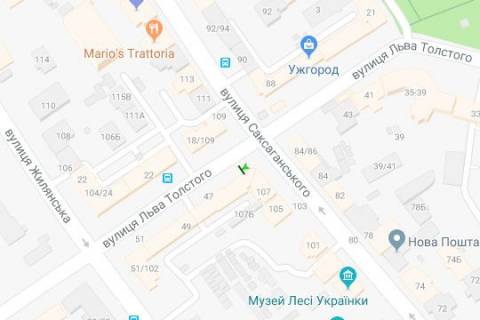 Ситилайт B в Киеве, 1.2x1.8  Гетьмана Павла Скоропадського вул., 47 схема