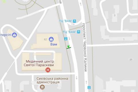 Призма A в Васильевке, 3x6  Червоної Калини просп., 62 (призма) - 424517 схема