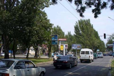 Бэклайт A в Николаеве, 1.2x1.8  Центральний просп. (Леніна просп.) - Мала Морська вул., (№1) фото 1