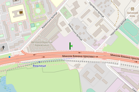 Призма A в Васильевке, 3x6  Миколи Бажана просп., вул. Дніпродзержинська  - 421476 схема
