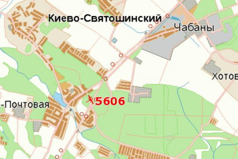 Билборд B в Запорожье, 5x12  Київ - Одеса, 08км+100м від  Києва (зліва, у напрямку  м.Києва 100м. до р.Северка) схема