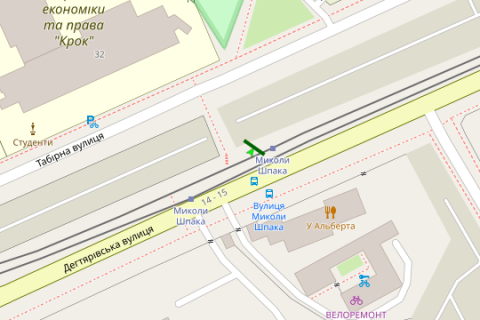 Билборд B в Васильевке, 3x6  Дегтярівська вул., 51 В схема