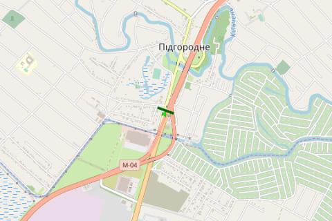 Билборд B в Васильевке, 3x6  Донецьке шосе, №9 (Підгородне) схема