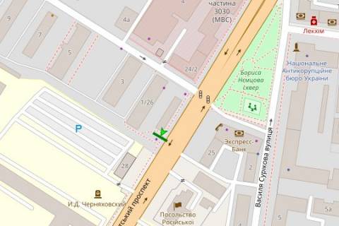 Скролер, Скрол A у Василівці, 2.3x3.14  Повітрофлотський просп., 26 - 422604 схема