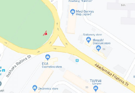 Призма A в Одессе, 3x6  Незалежності пл. - Філатова Академіка вул. - 663061 схема