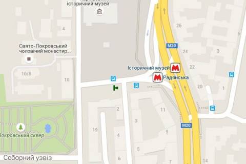 Сiтiлайт B у Харкові, 1.2x1.8  Конституції пл. - Спартаківський пров., (зупинка) №1 (D) схема