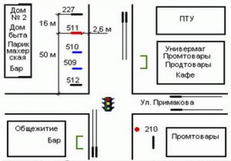 Бэклайт B в Хмельницком, 1.2x1.8  Кам`янецька вул., 2 схема