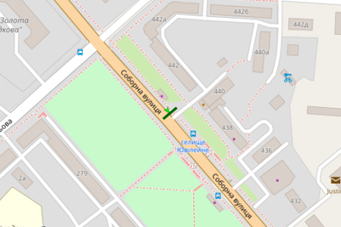 Билборд B в Ровно, 3x6  Соборна вул., 440 схема