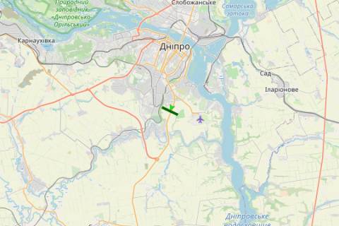 Билборд A в Днепр (Днепропетровск), 3x6  Запорізьке шосе, №1, 419км + 720м схема