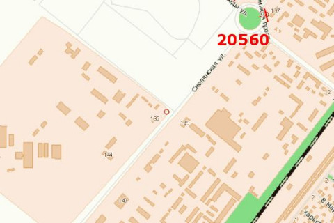 Билборд A в Васильевке, 3x6  Смілянська вул. - Хіміків просп. схема