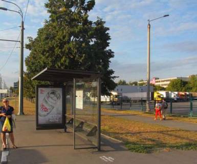 Ситилайт A в Харькове, 1.2x1.8  Гагаріна просп., 185 (зупинка) фото 1