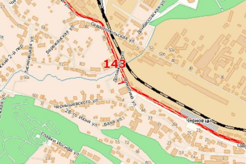 Билборд A в Васильевке, 3x6  Гагаріна вул., 29 схема