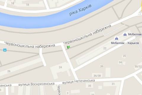 Беклайт B у Харкові, 2.3x3.14  Гімназійна набережна (Червоношкільна), 22 схема