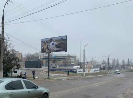 Билборд B в Херсоне, 3x6  Качельна вул. (АЗС) фото 1