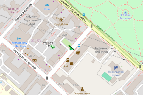 Нестандарт B в Киеве, 1.2x1.8  Кріпосний пров., 2, зуп. "Кріпостний пров." (1) схема