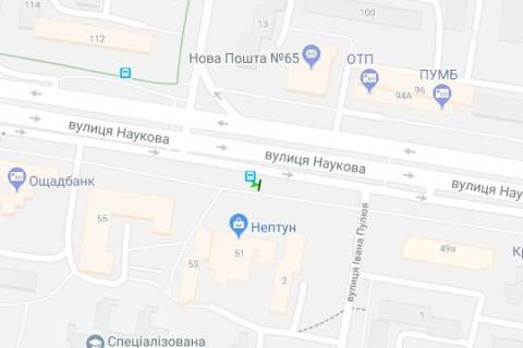 Нестандарт A в Львове, 1.2x1.8  Наукова вул., 51 схема