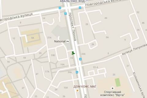 Ситилайт A в Харькове, 1.2x1.8  Науки просп. (Леніна просп.), 19 схема