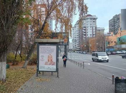 Ситилайт B в Киеве, 1.2x1.8  Антоновича вул. (Горького вул.), 162, зуп. «вул. Ковпака» (1) фото 1