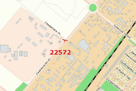 Билборд B в Васильевке, 3x6  Смілянська вул., 132 схема