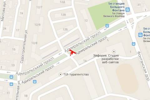 Билборд A в Васильевке, 3x6  Адміральський просп., 1а схема