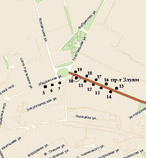 Беклайт B у Тернополі, 1.2x1.8  Злуки просп., 9 схема