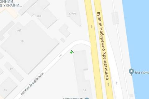 Сiтiлайт A у Києві, 1.2x1.8  Андріївська вул., ./Набережно-Хрещатіцька схема