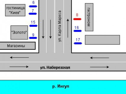 Бэклайт A в Кропивницкий (Кировоград), 1.2x1.8  Велика Перспективна вул., 47/16 схема