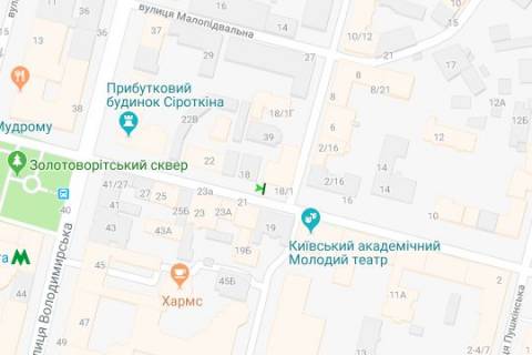 Ситилайт B в Васильевке, 1.2x1.8  Прорізна вул., 18/1 схема