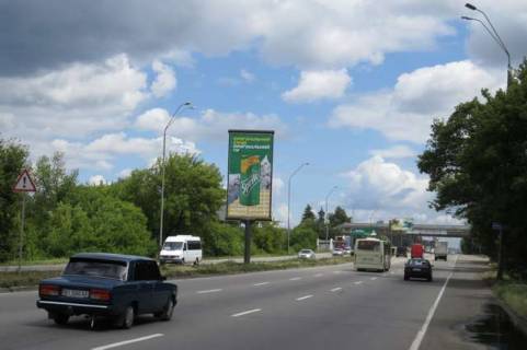 Білборд, Бігборд (Борд)  A у Василівці, 6x3  Броварський просп., на розподілювачі №6 (в напрямку Броварів) Фото 1