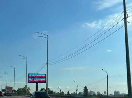 Видеоборд A в Киеве, 4x8  Наддніпрянське шосе, Видубичі ((розширення 768х384)) - 616438 фото 1