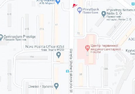 Призма B в Киеве, 3x6  Данила Щербаківського вул., 72 - 662993 схема
